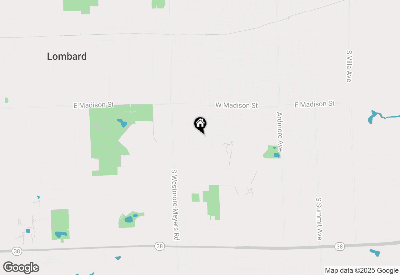 Map of 1150 E Jackson Street #1J, Lombard, IL 60148