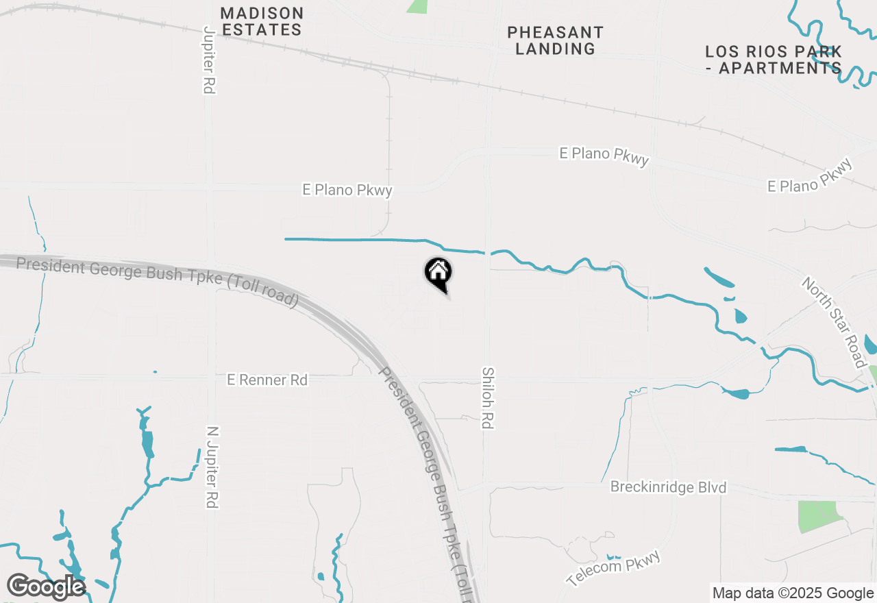 Map of 393 Blackthorne Drive, Plano, TX 75074