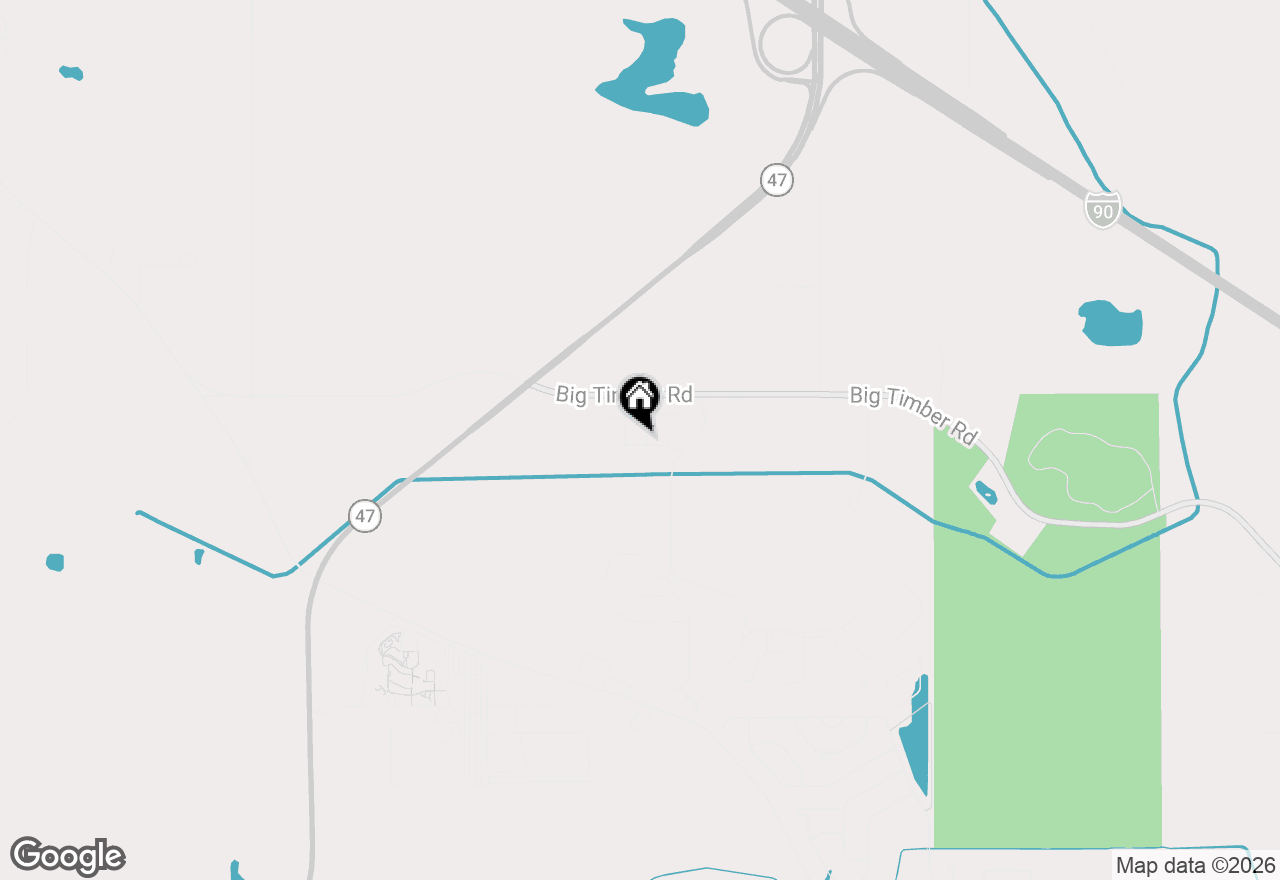 Map of 2904 Rainier Drive, Pingree Grove, IL 60140