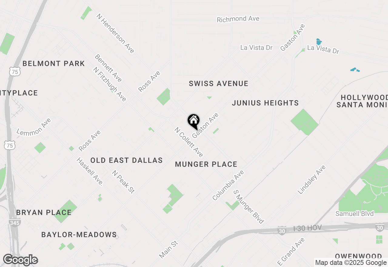 Map of 5081 Gaston Avenue #702, Dallas, TX 75214