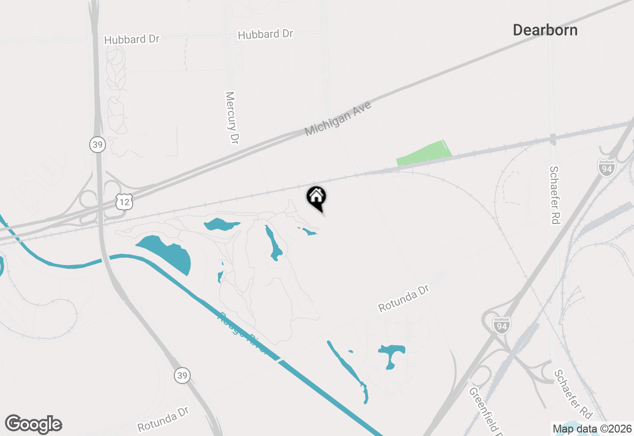 Map of 3857 Brewster Street, Dearborn, MI 48120