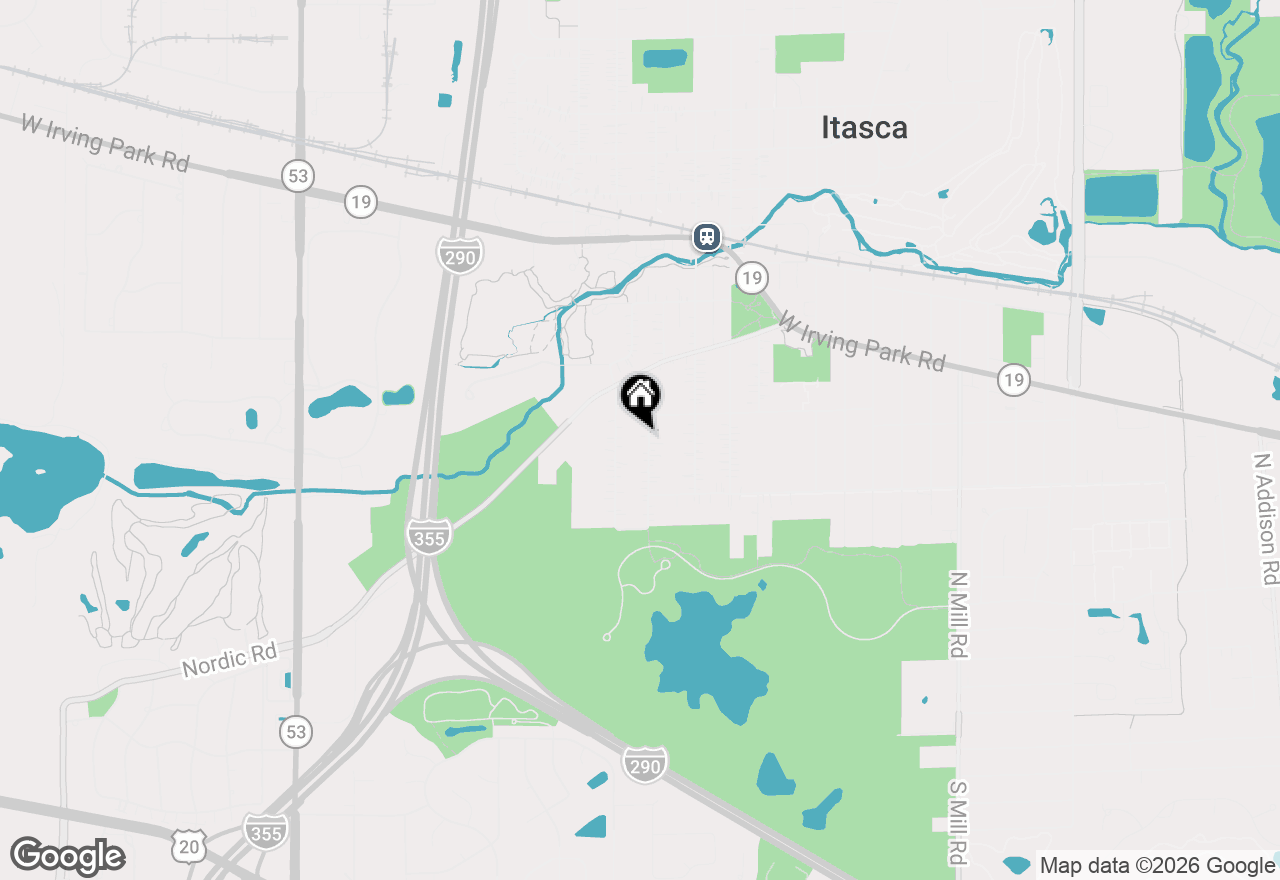 Map of 420 S Oak Street, Itasca, IL 60143