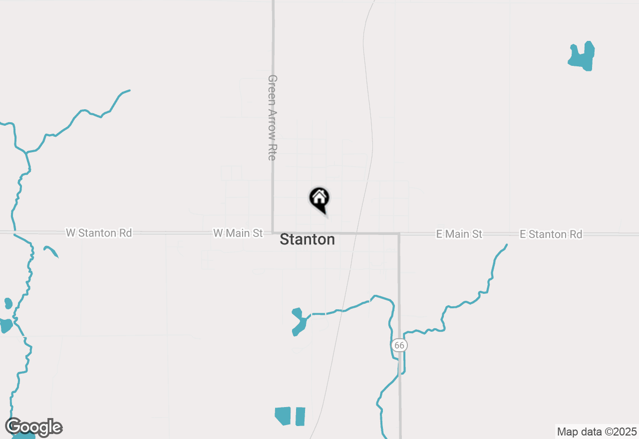 Map of 132 N Camburn Street, Stanton, MI 48888