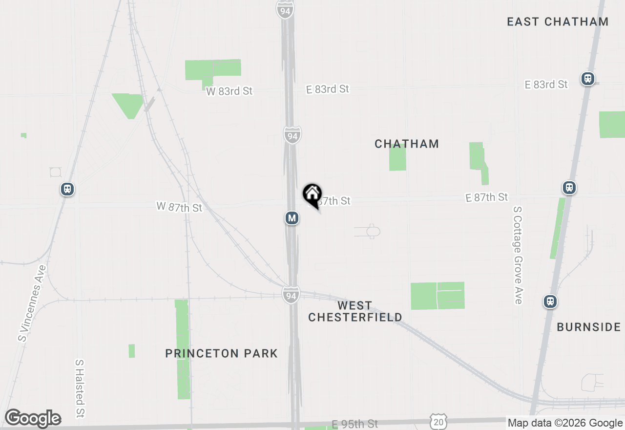 Map of 8730 S Wabash Avenue, Chicago, IL 60619