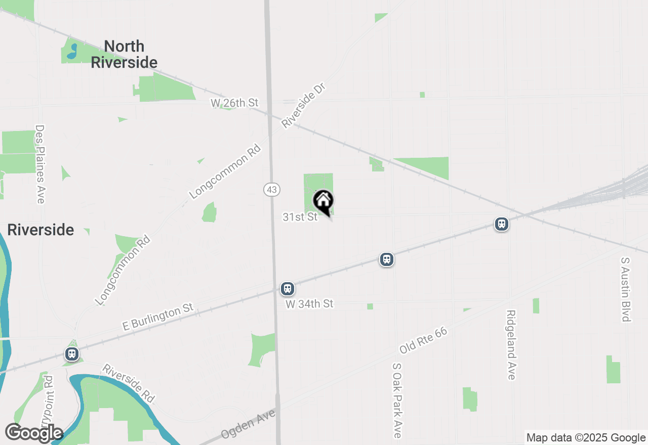 Map of 3107 S Wenonah Avenue, Berwyn, IL 60402