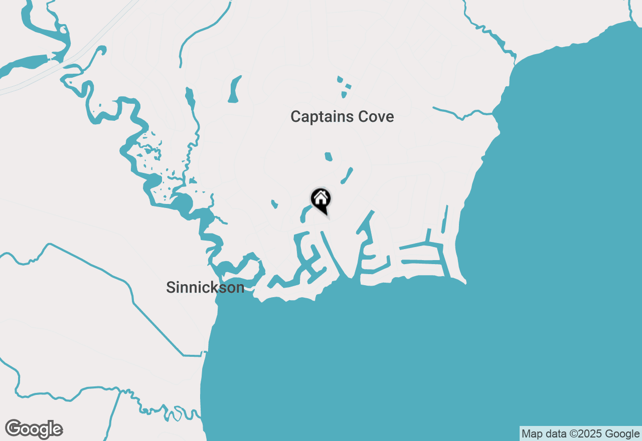 Map of 414 Captains Corridor, Greenbackville, VA 23356