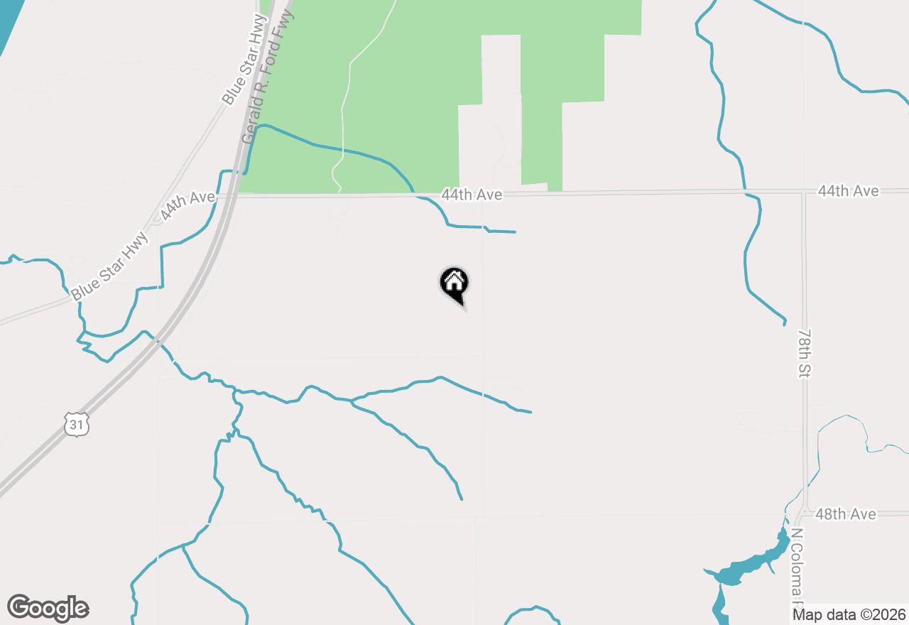 Map of 80150 46th Avenue, Coloma, MI 49038