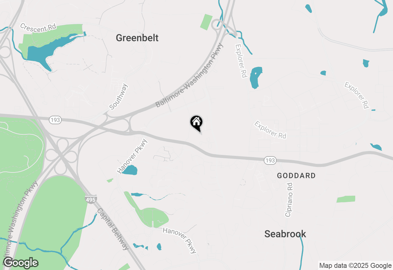 Map of 7562 Mandan Road, Greenbelt, MD 20770