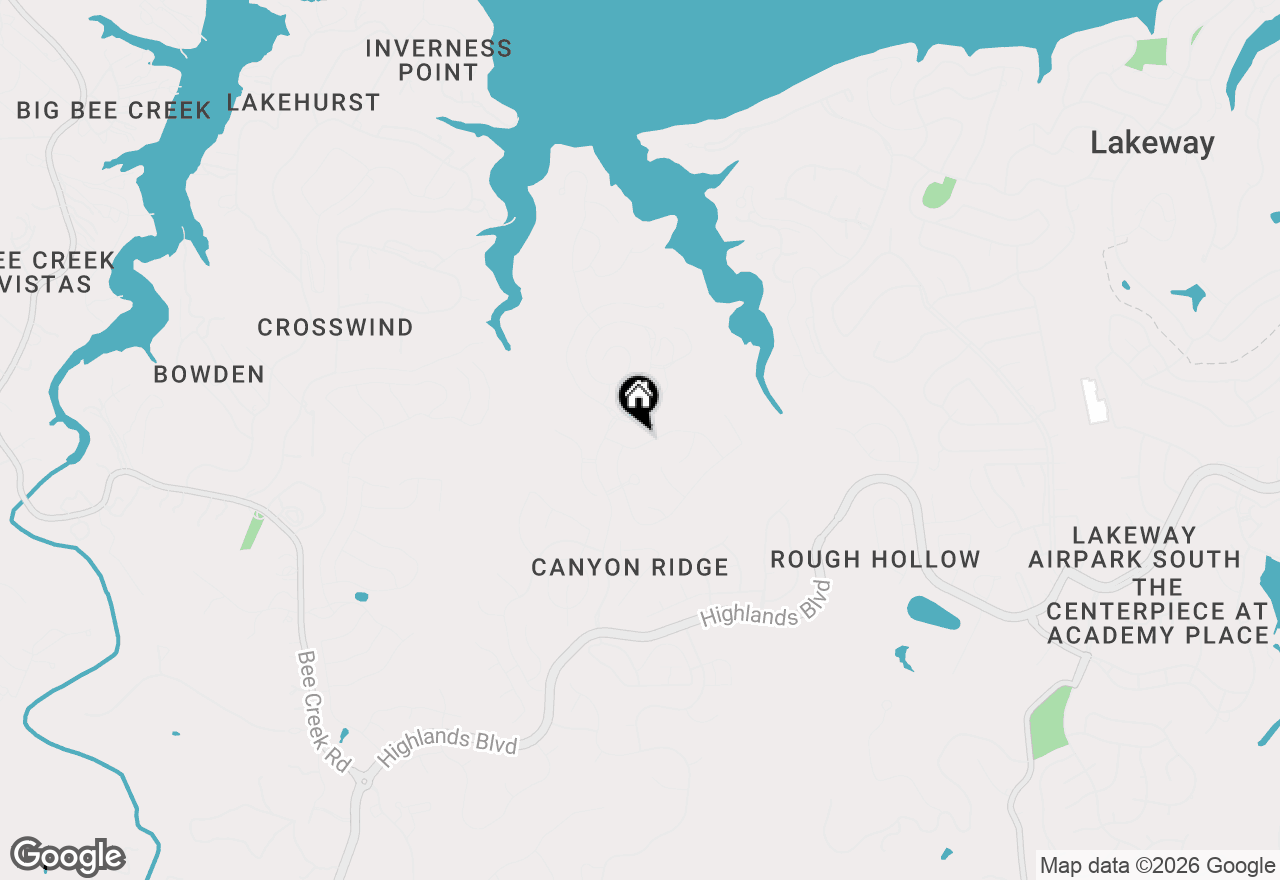 Map of 520 Woodside Ter, Austin, TX 78738
