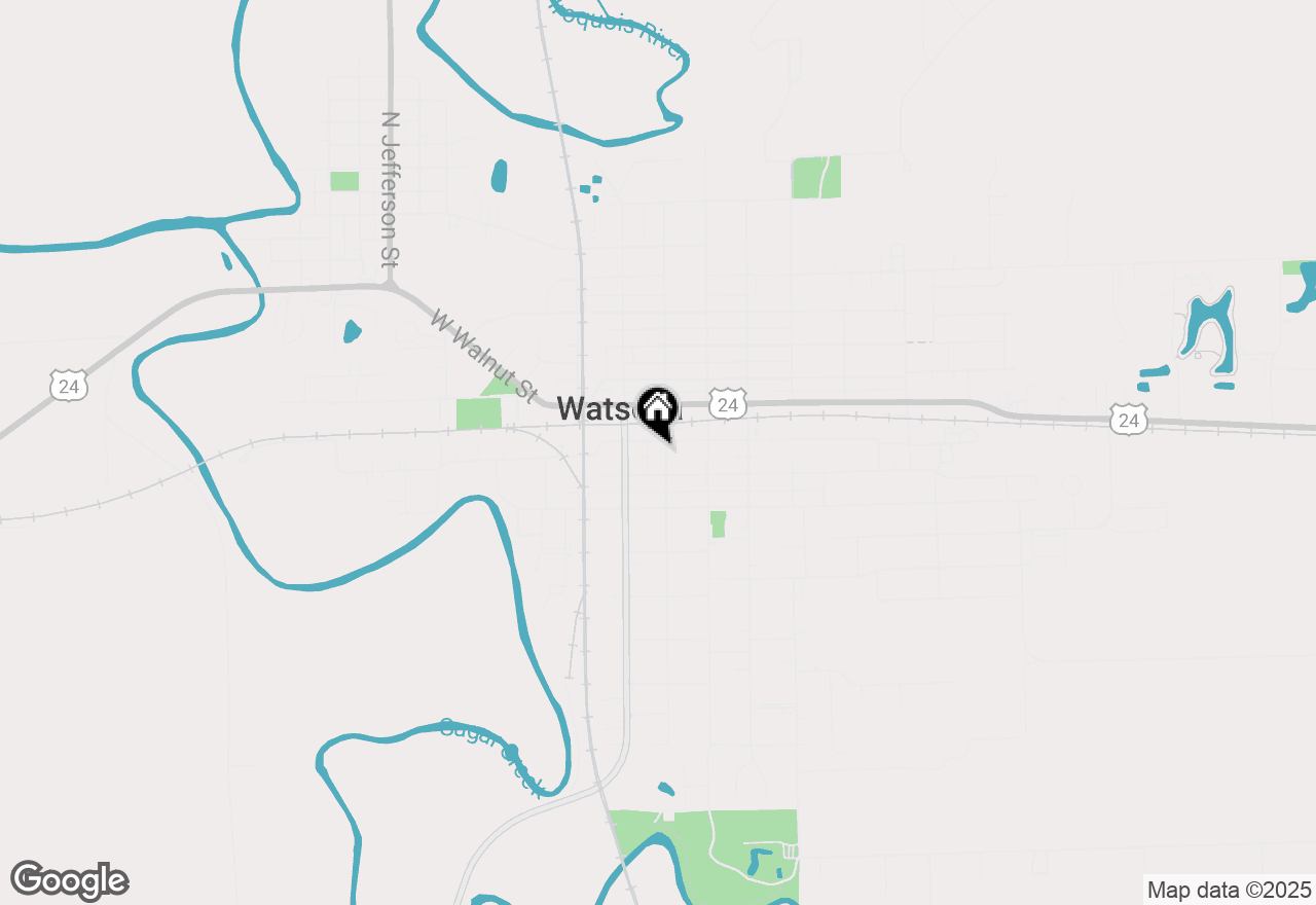 Map of 211 S 3rd Street, Watseka, IL 60970