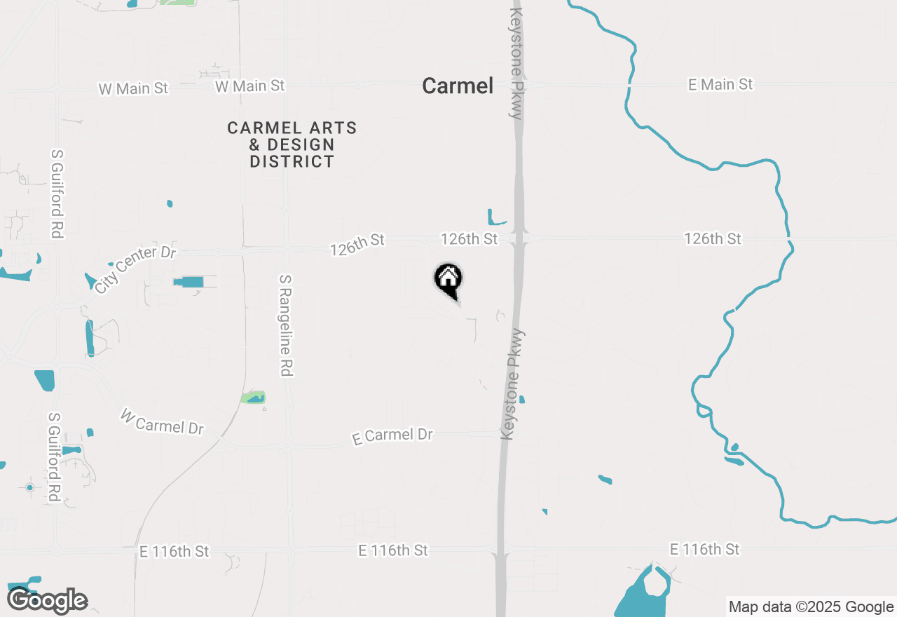 Map of 972 Kinzer Avenue, Carmel, IN 46032