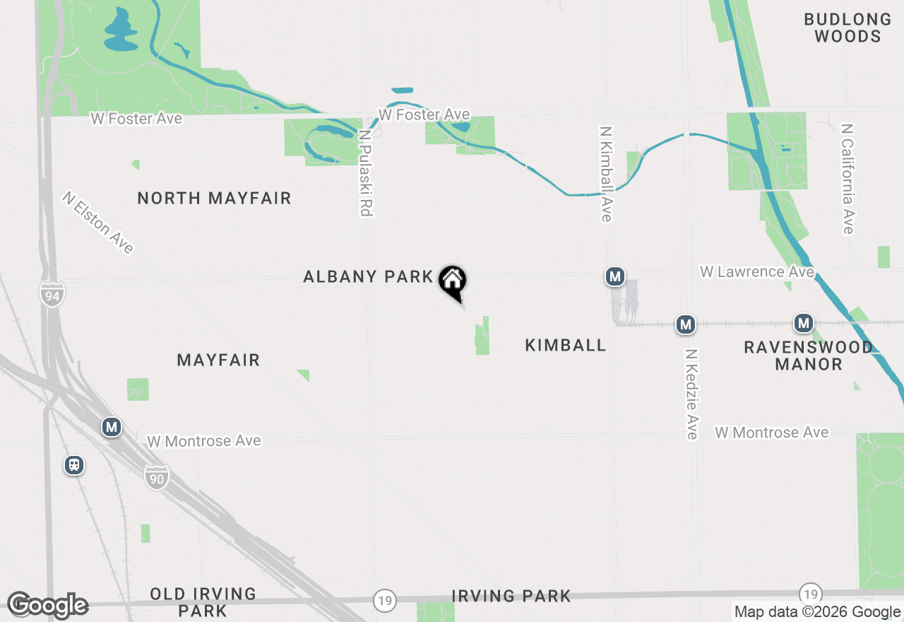 Map of 3752 W Leland Avenue #3S, Chicago, IL 60625