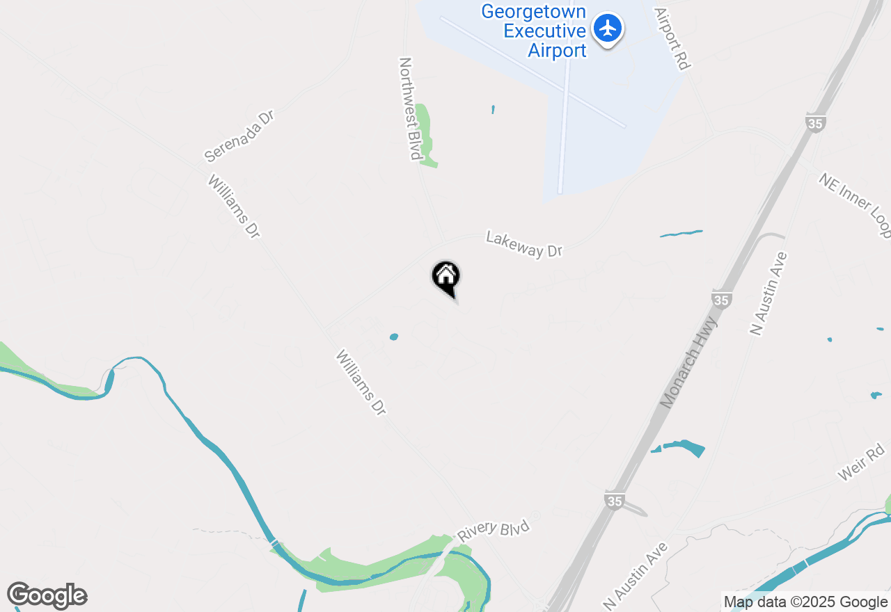 Map of 3000 Whisper Oaks Ln, Georgetown, TX 78628