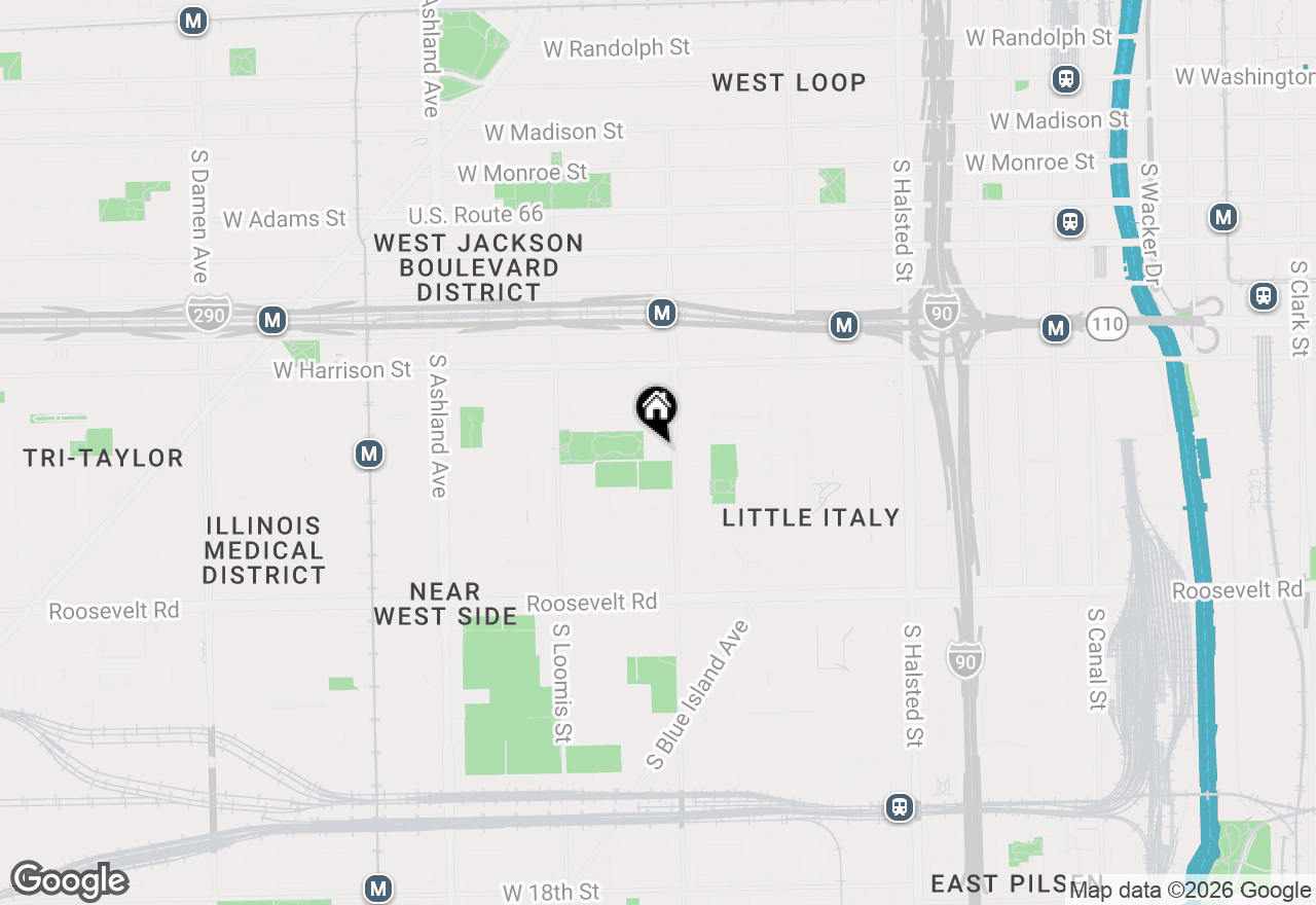 Map of 811 S Lytle Street #110, Chicago, IL 60607