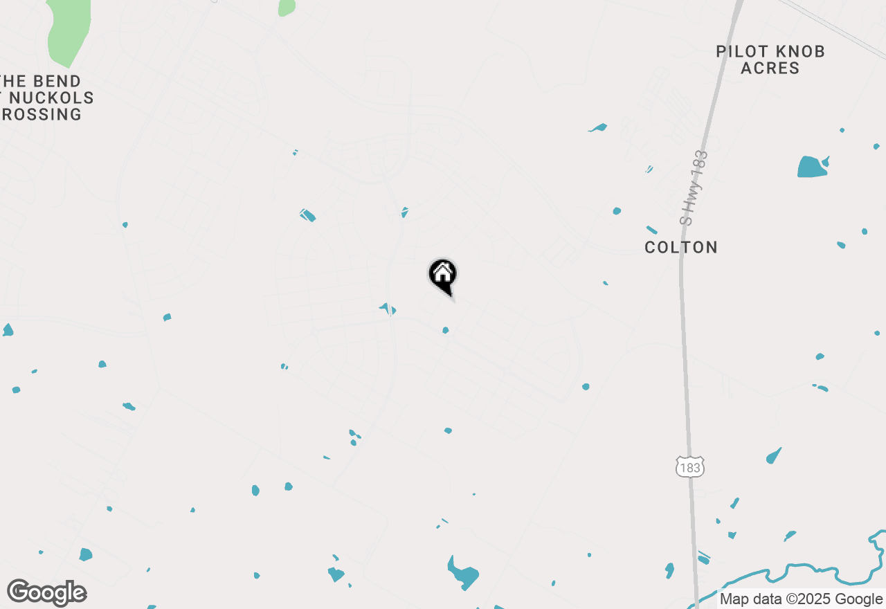 Map of 8613 Aracari Cv, Austin, TX 78744