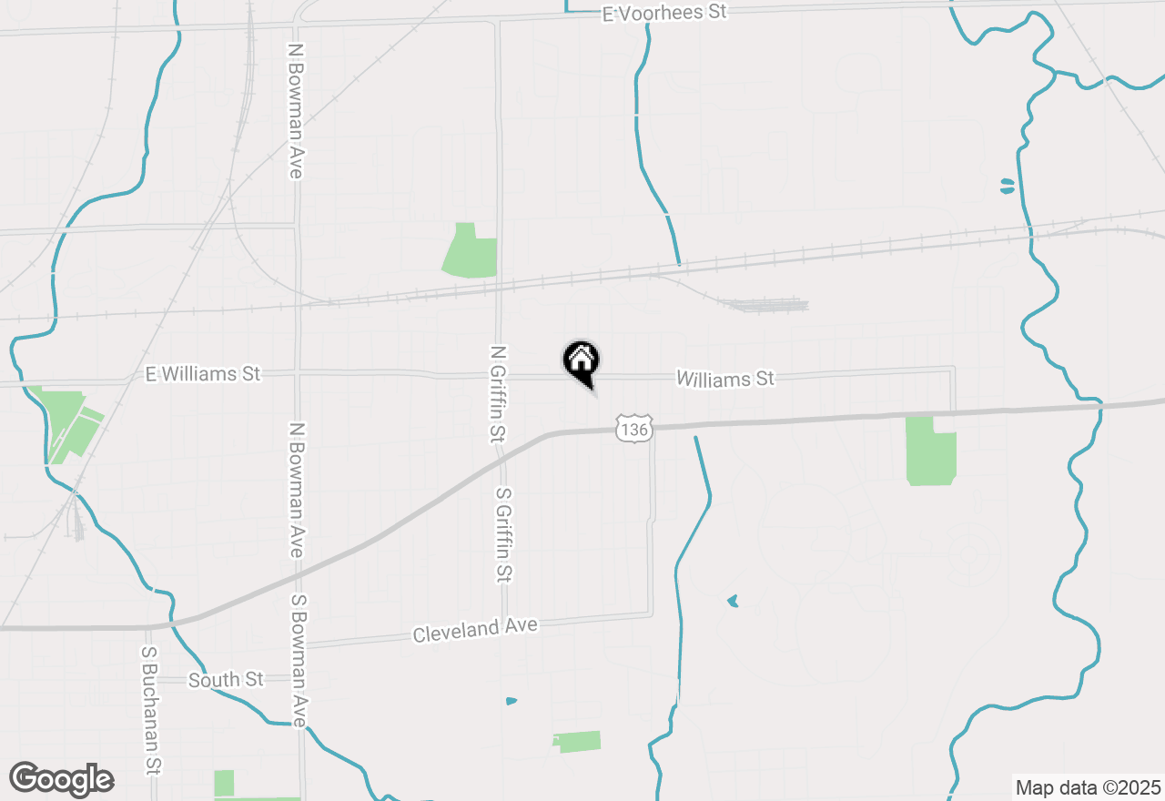 Map of 18 Cronkhite Avenue, Danville, IL 61832