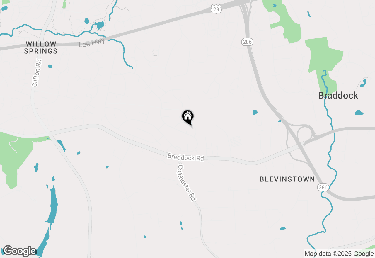 Map of 5439 Ashleigh Road, Fairfax, VA 22030