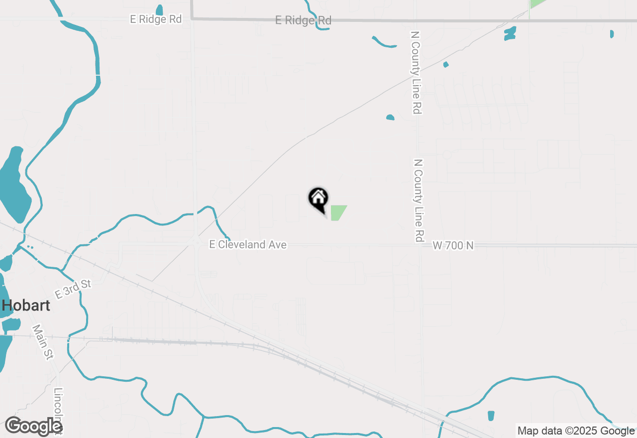 Map of 90 Hillcrest Avenue, Hobart, IN 46342