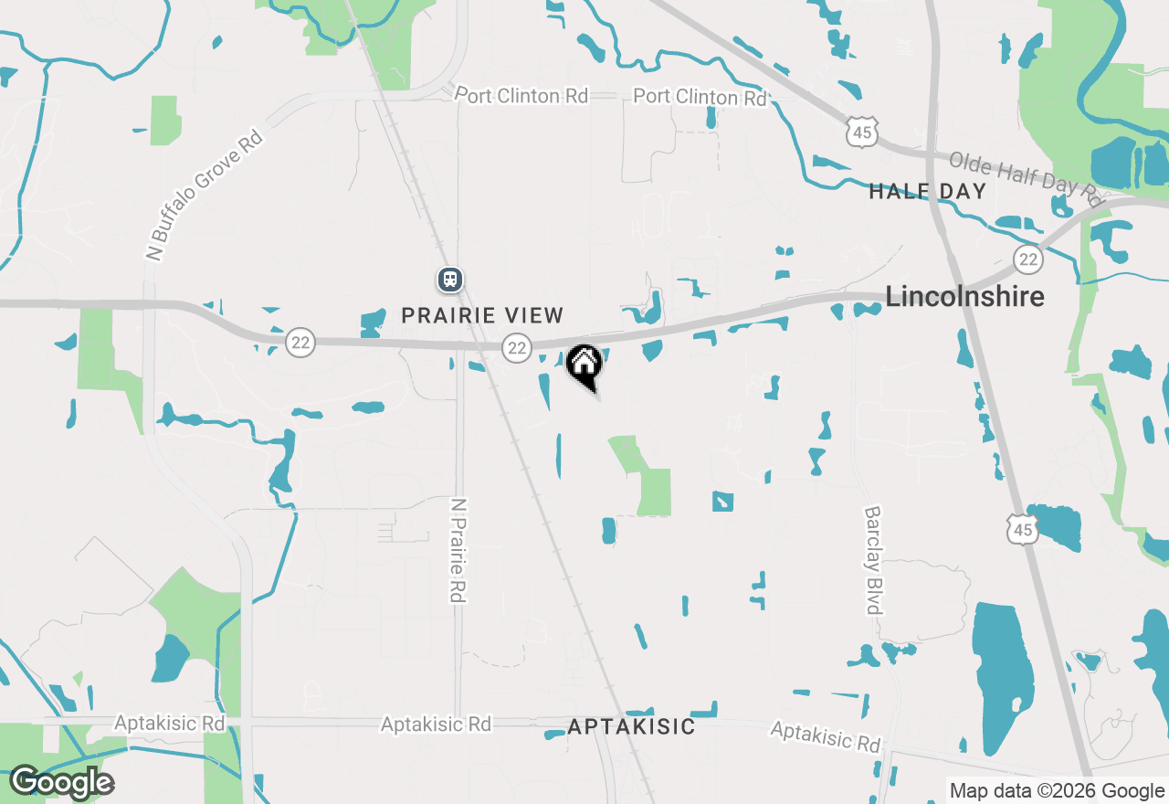 Map of 2421 Chambourd Drive, Buffalo Grove, IL 60089