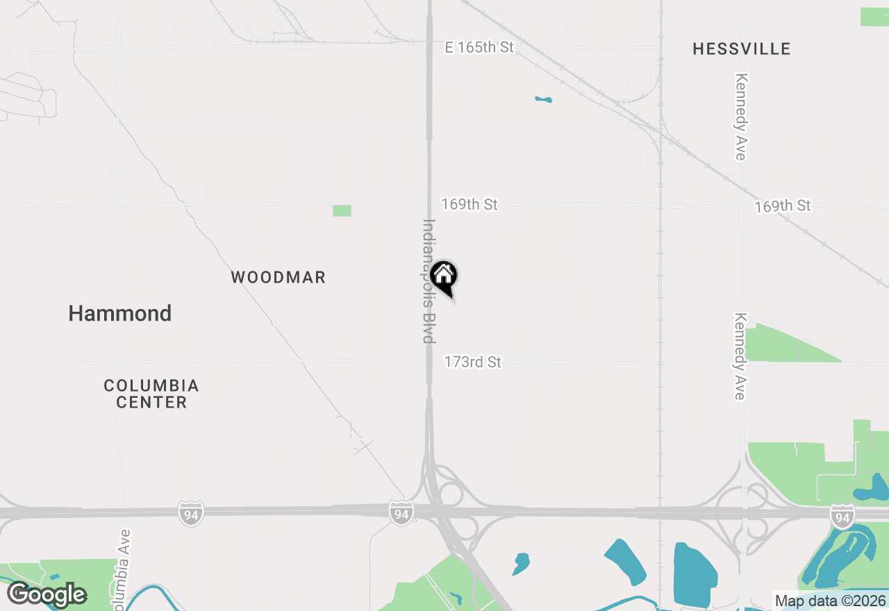 Map of 7132 Olcott Avenue, Hammond, IN 46323