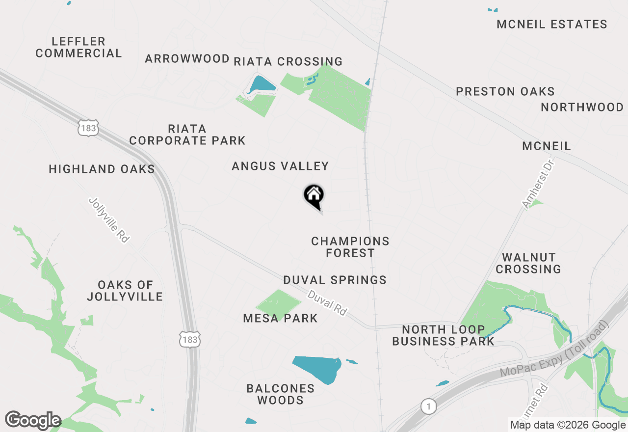 Map of 5003 Timber Wolf Cir, Austin, TX 78727