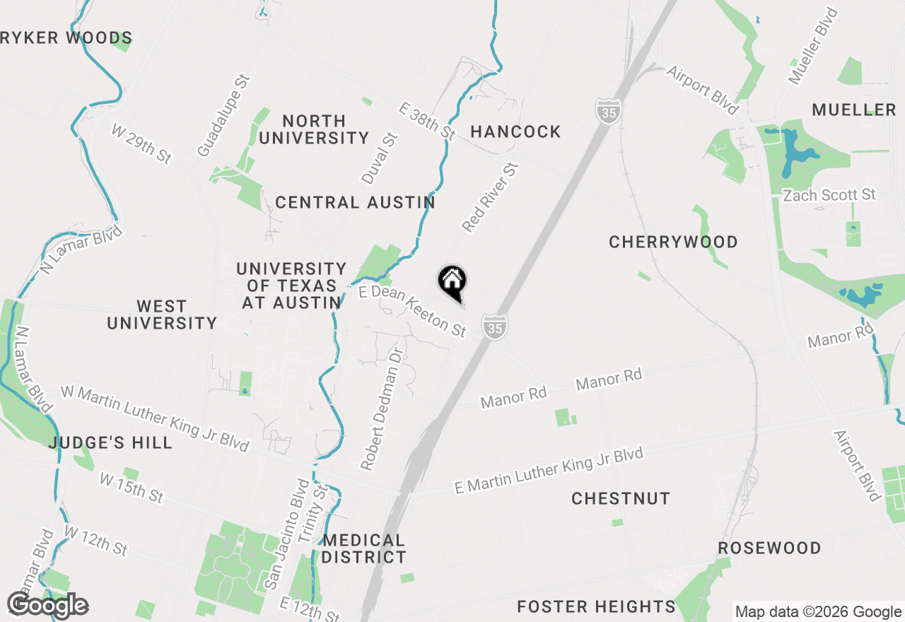 Map of 924 E Dean Keeton St #220, Austin, TX 78705