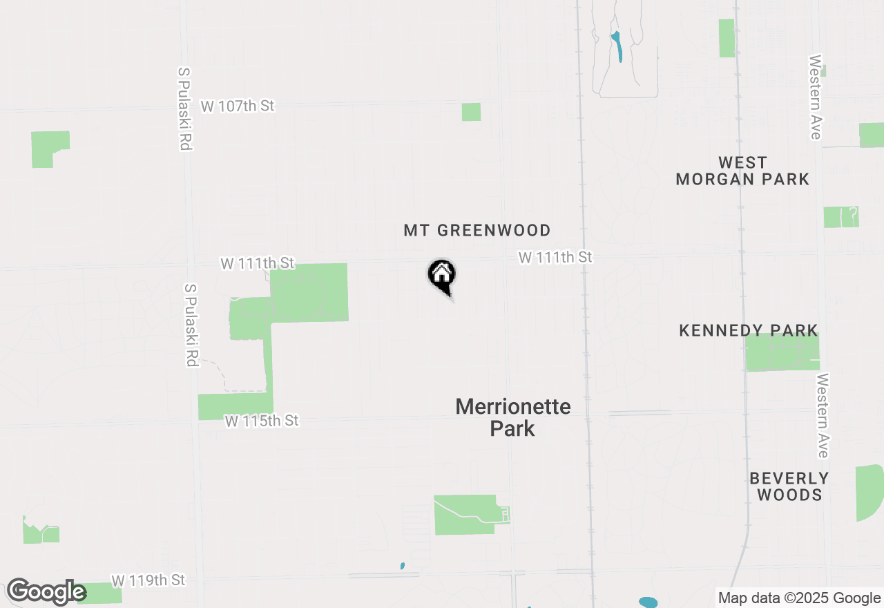 Map of 11206 S Christiana Avenue, Chicago, IL 60655