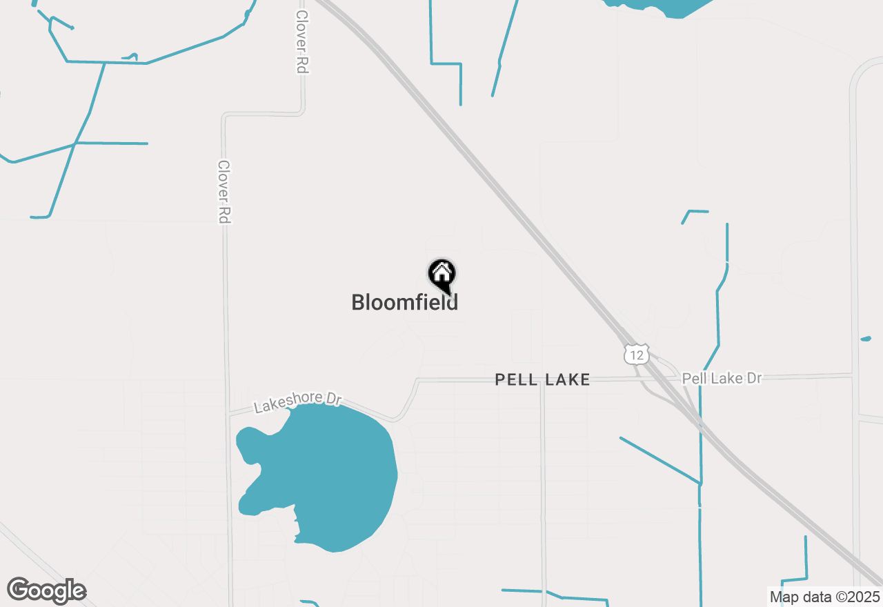Map of W1020 Narcissus Rd, Genoa City, WI 53128