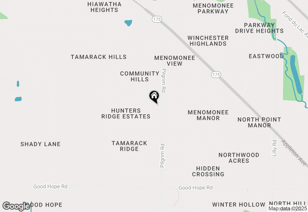 Map of N77W15736 Crossway Dr, Menomonee Falls, WI 53051
