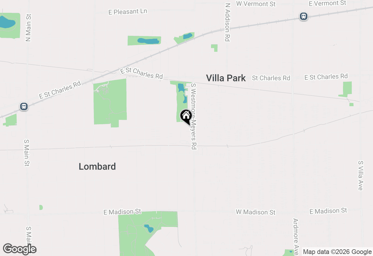 Map of 917 Maple Street E, Lombard, IL 60148