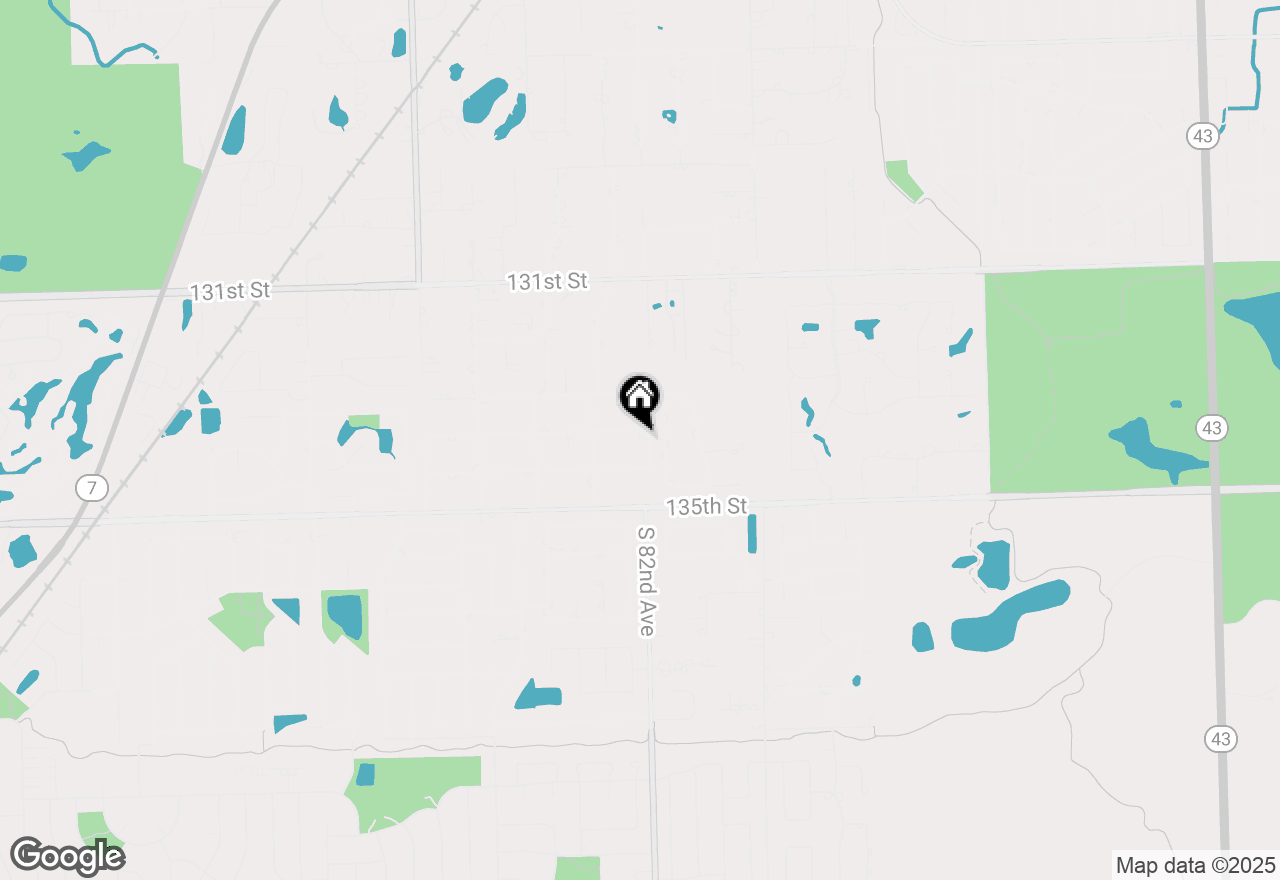 Map of 8201 Paloma Drive, Orland Park, IL 60462