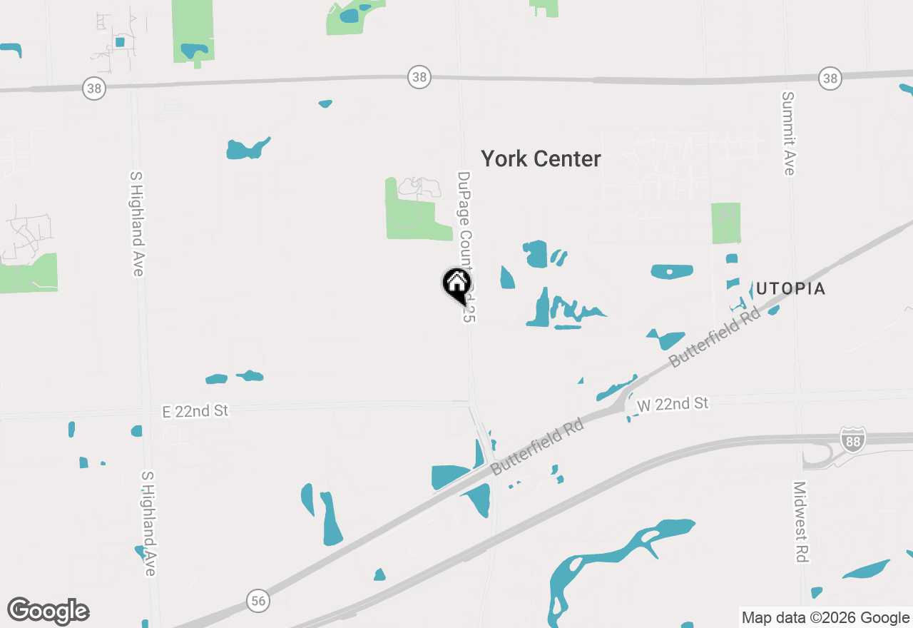 Map of 1720 S Meyers Road, Lombard, IL 60148
