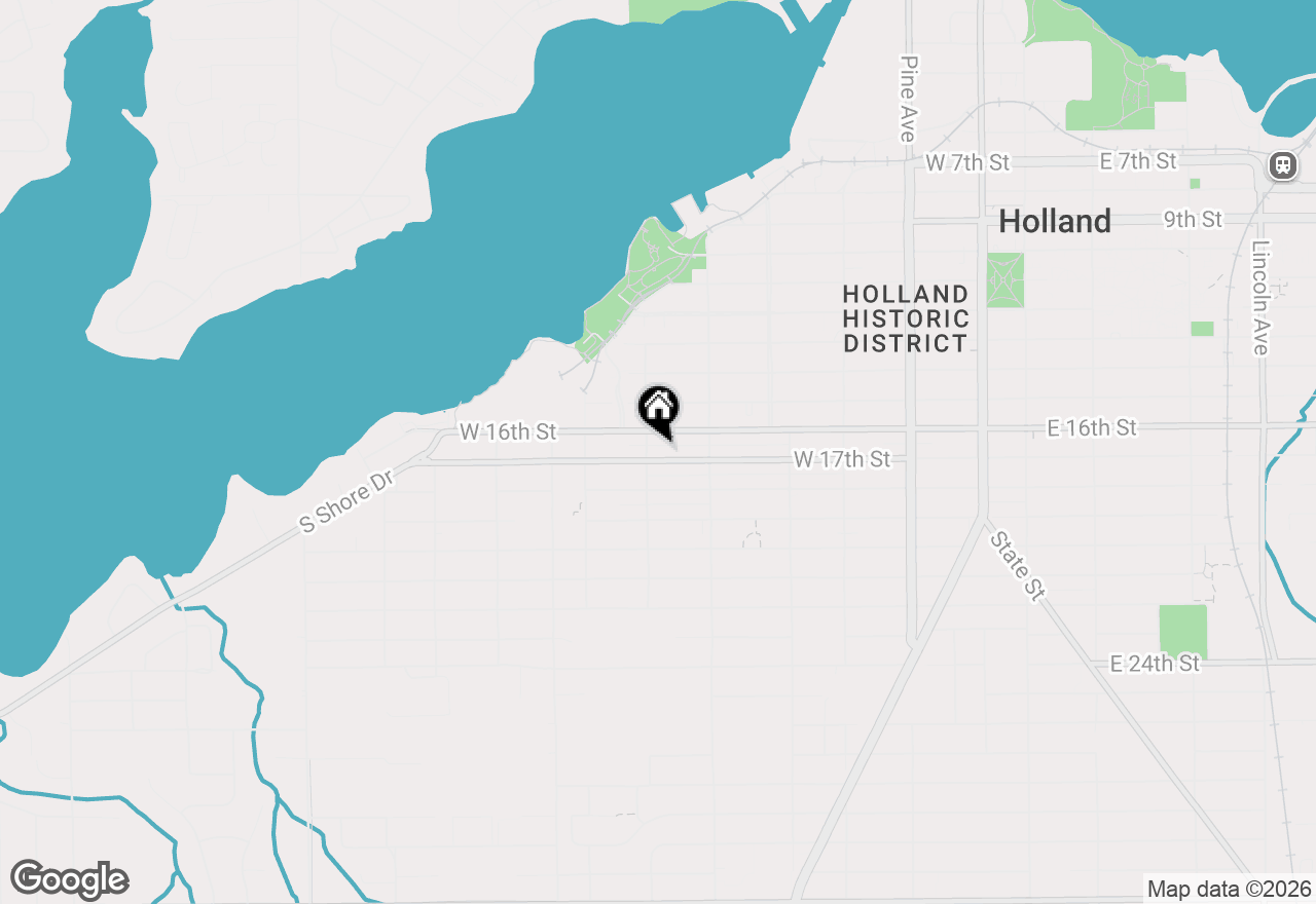 Map of 333 W 17th Street, Holland, MI 49423