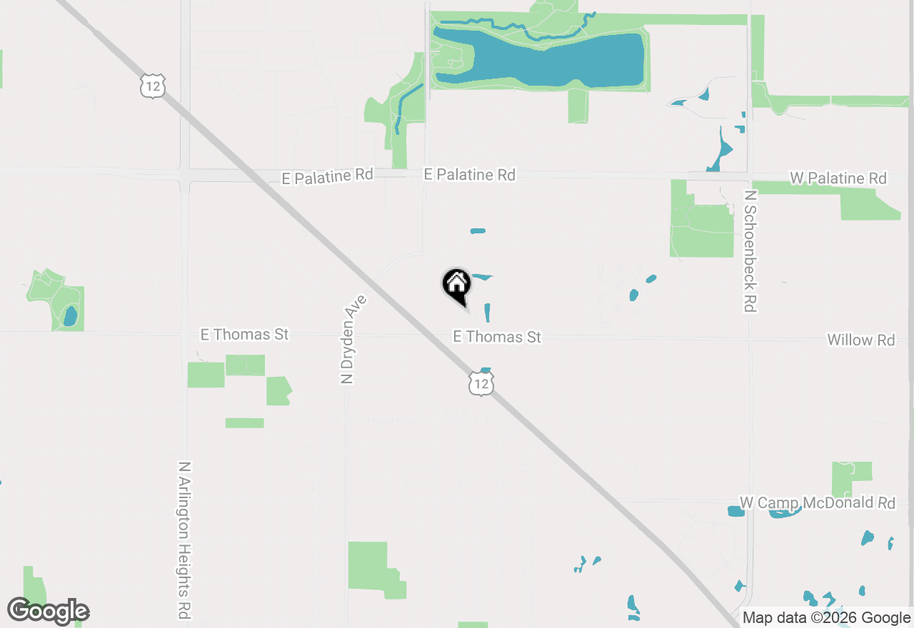 Map of 1503 N Windsor Drive #302, Arlington Heights, IL 60004