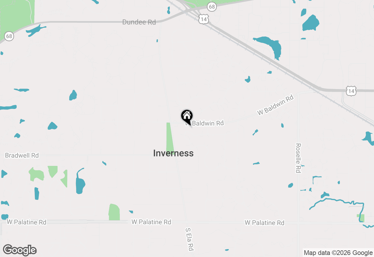 Map of 552 Cumnock Road, Inverness, IL 60067