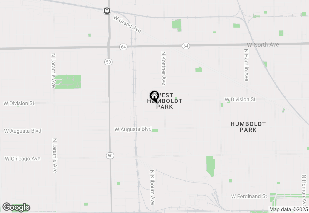 Map of 4444 W Haddon Avenue, Chicago, IL 60651