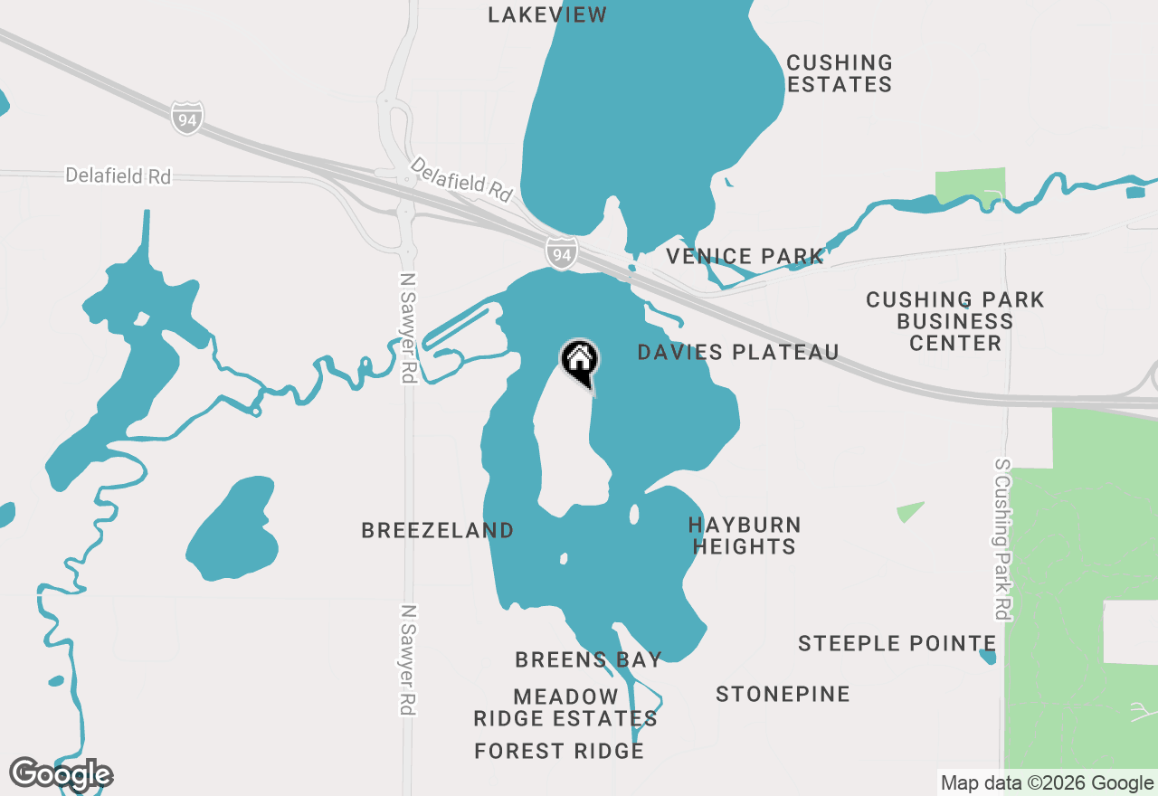 Map of 1614 Sugar Island Rd, Summit, WI 53066