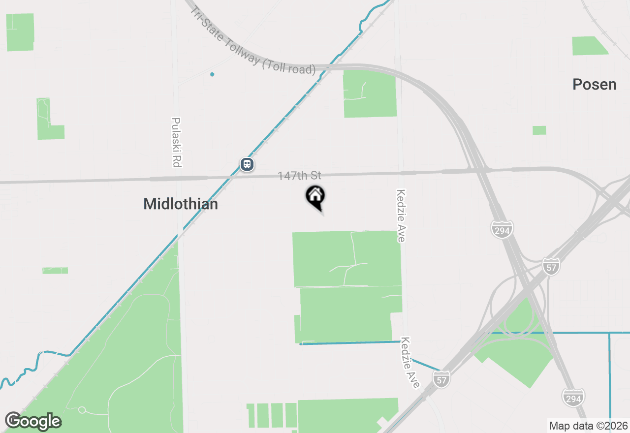 Map of 14828 Saint Louis Avenue, Midlothian, IL 60445