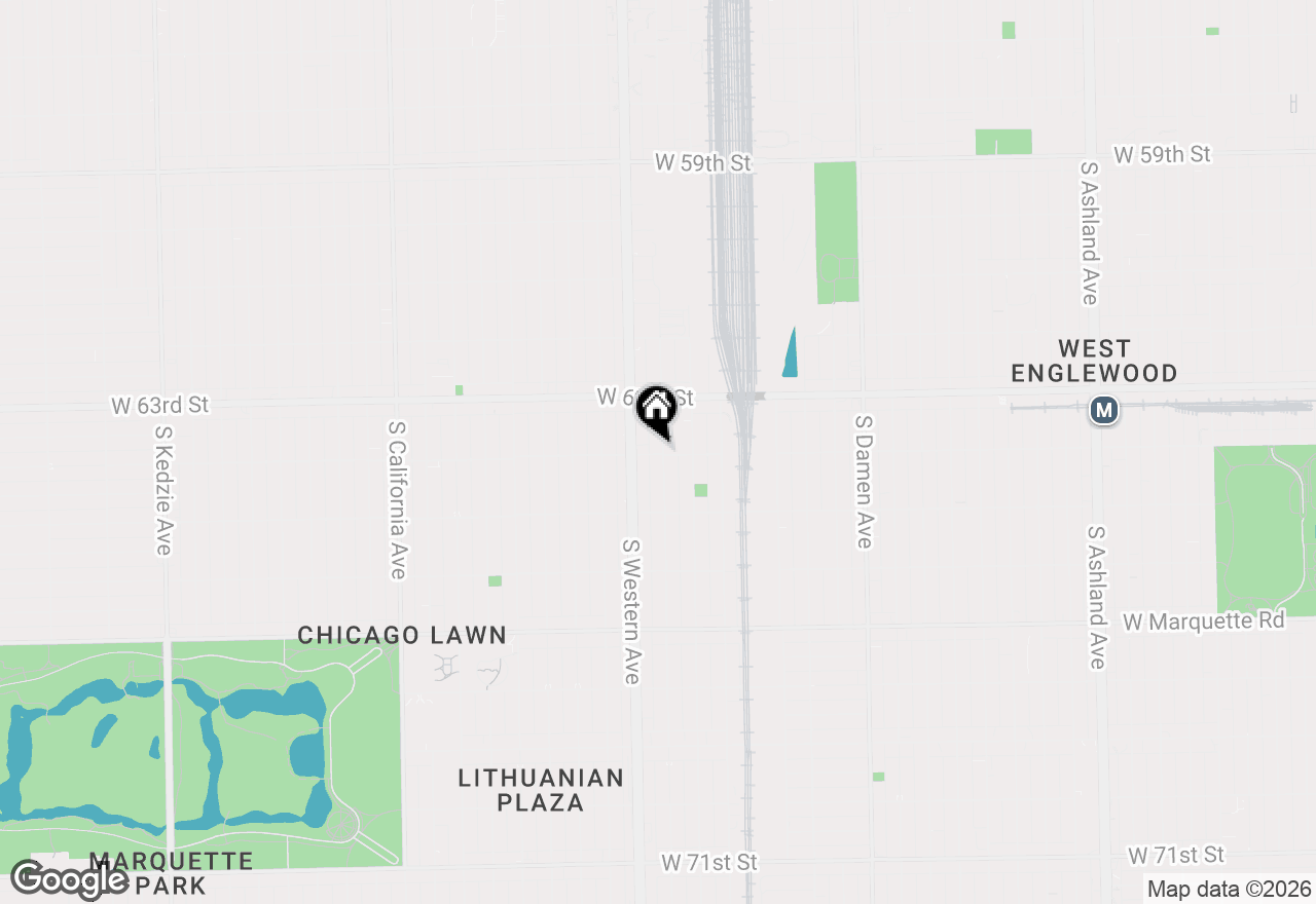 Map of 6354 S Claremont Avenue, Chicago, IL 60636