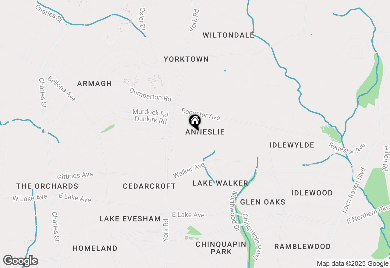 Map of 530 Anneslie Road, Baltimore, MD 21212