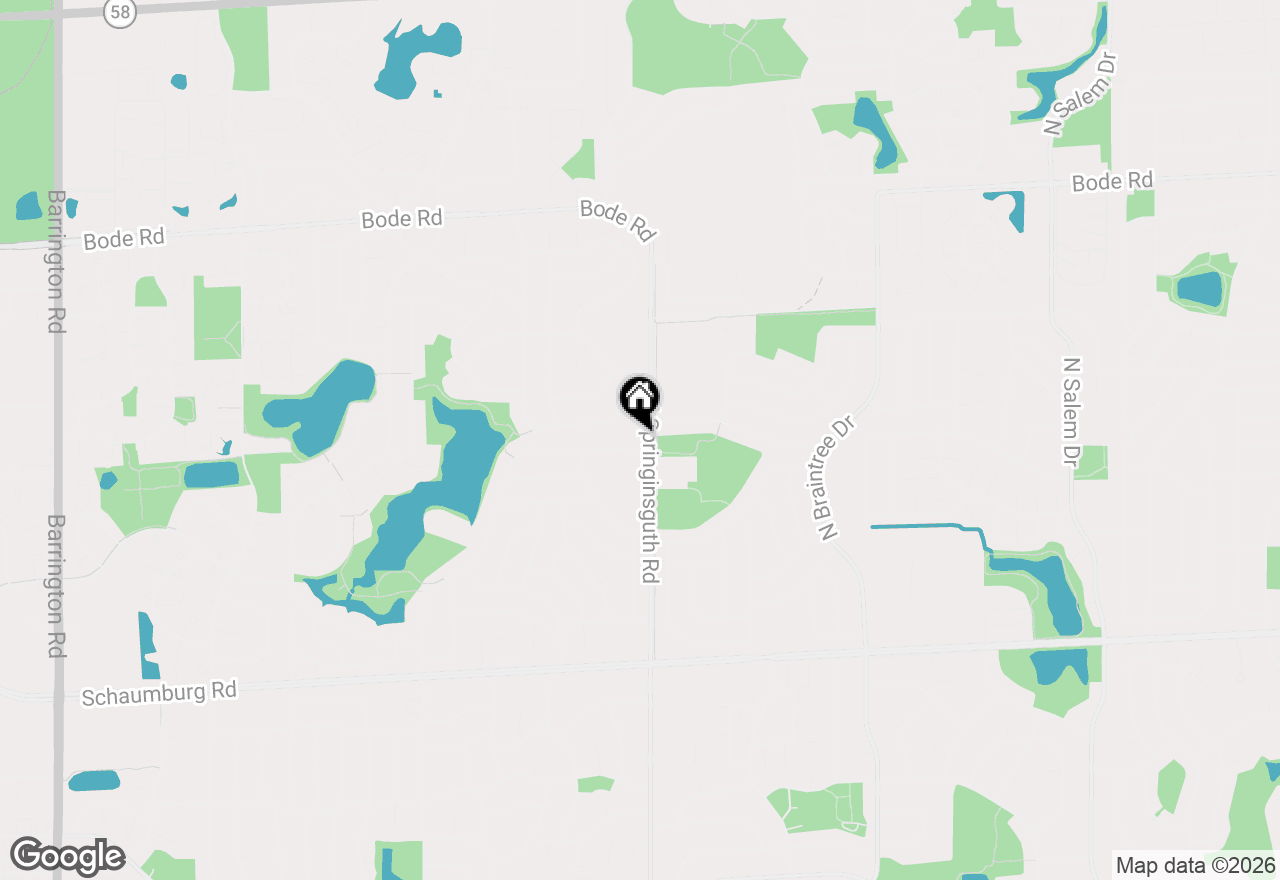 Map of 1600 Cambourne Lane, Schaumburg, IL 60194