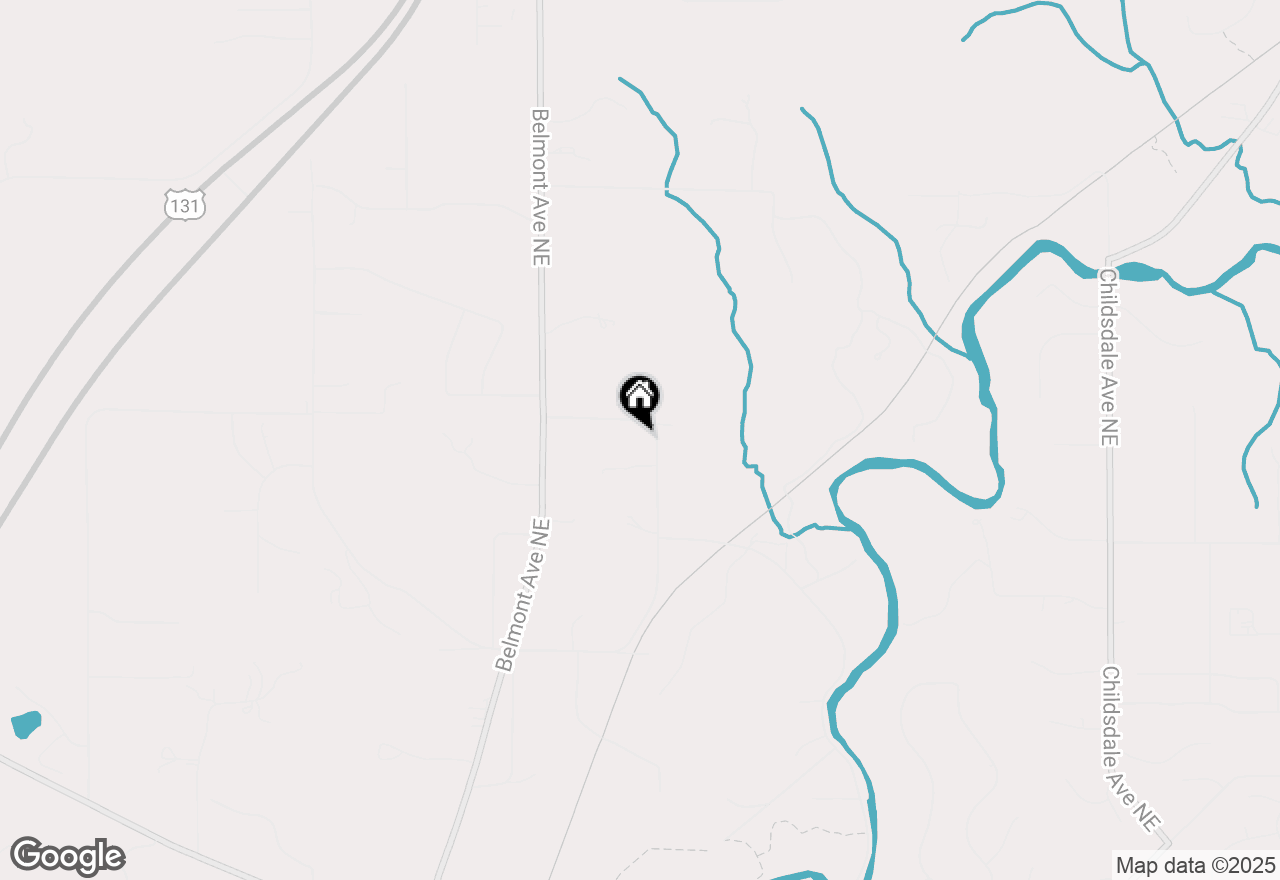 Map of 7429 Packer Drive Ne, Belmont, MI 49306