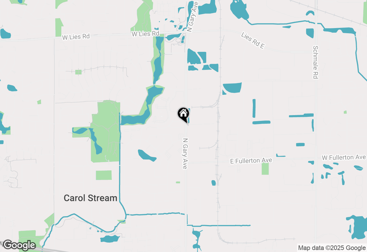Map of 136 Horizon Circle, Carol Stream, IL 60188
