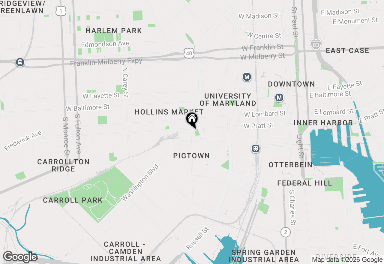 Map of 209 Scott Street, Baltimore, MD 21230