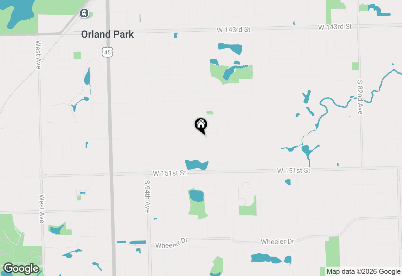 Map of 9151 Sutton Court #93, Orland Park, IL 60462