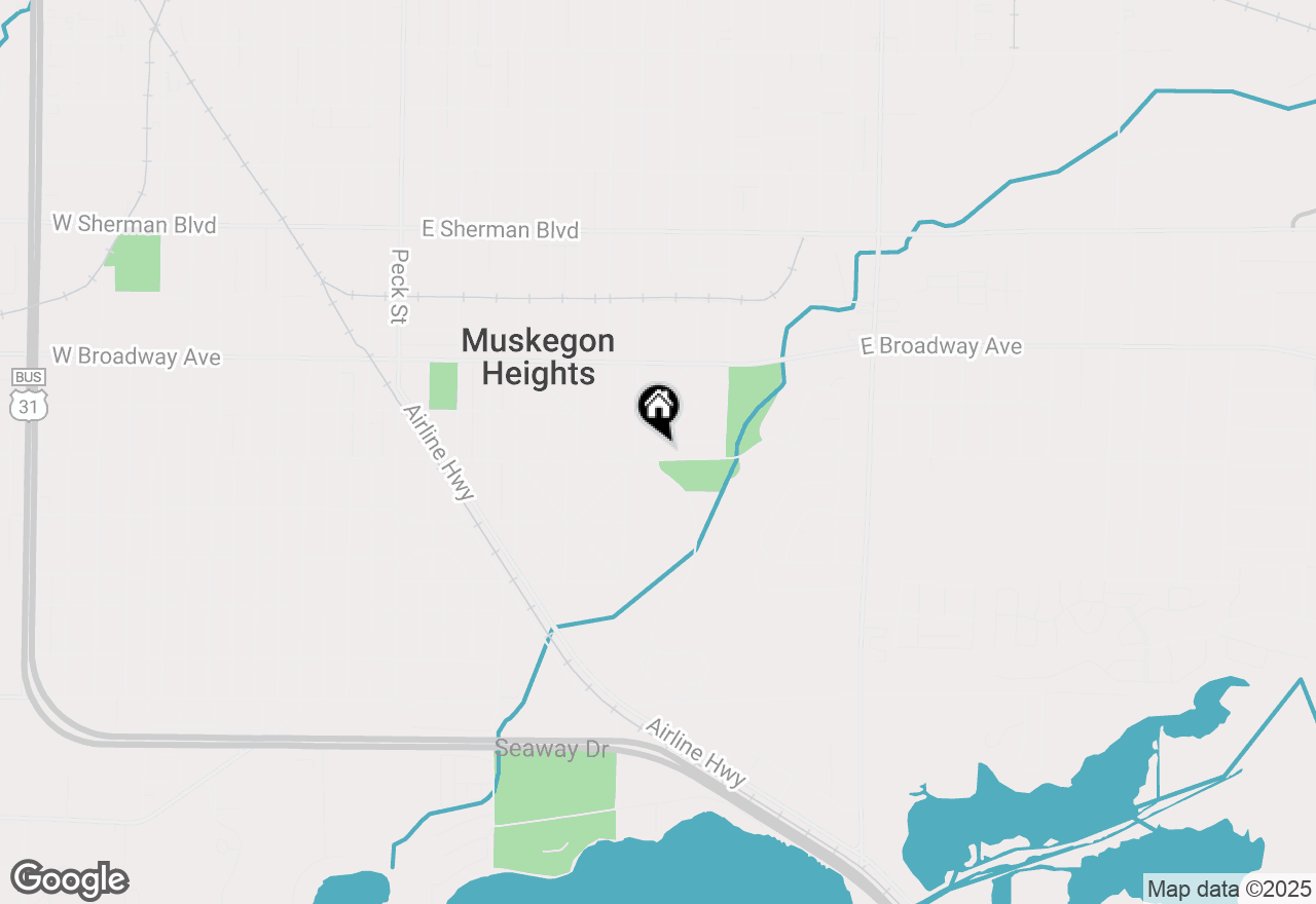 Map of 403 Collins Avenue, Muskegon, MI 49444