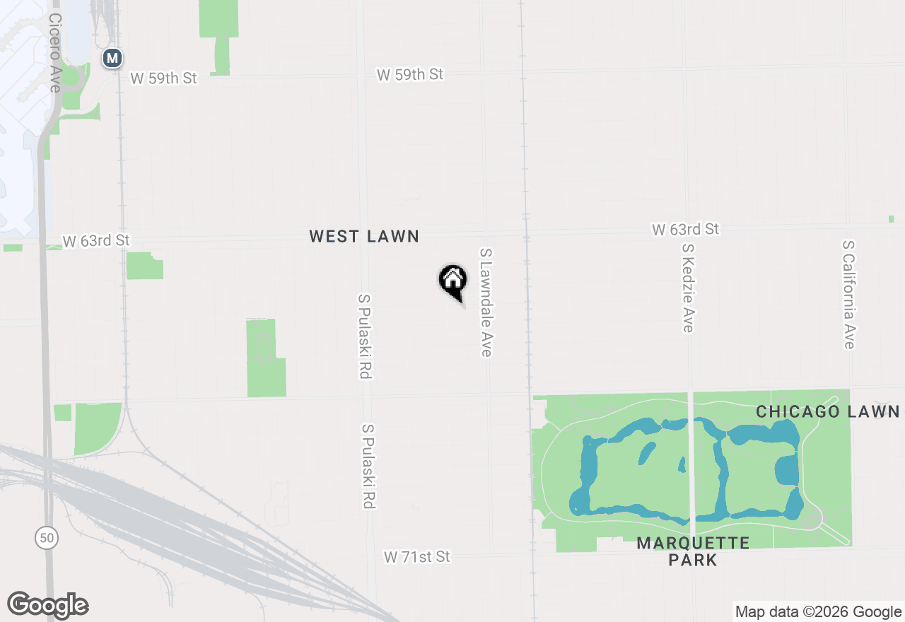 Map of 3750 W 65th Street, Chicago, IL 60629