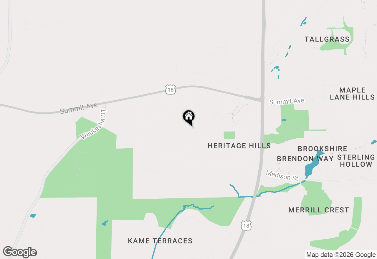 Map of Lot 113 Shade Tree Ct, Waukesha, WI 53188