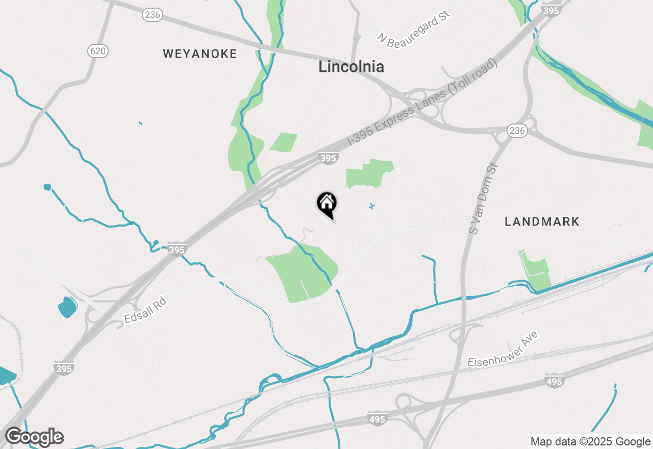 Map of 5278 Morning Mist Lane, Alexandria, VA 22312