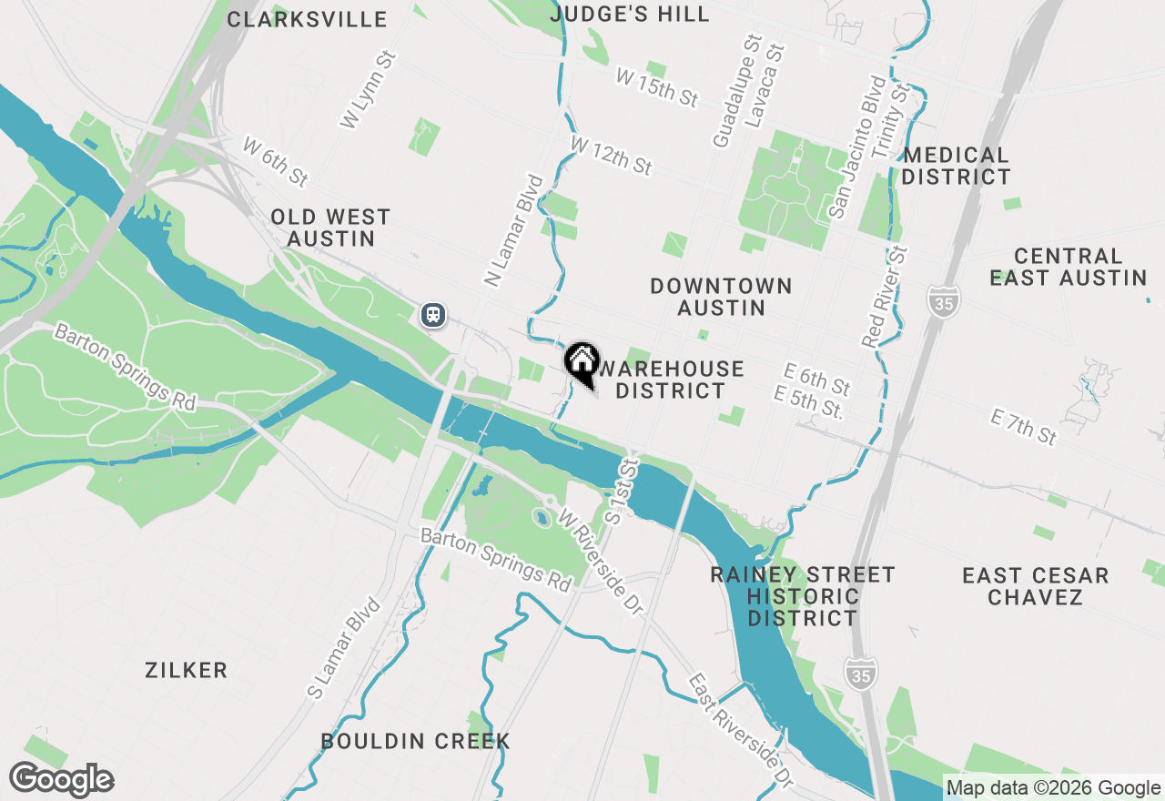 Map of 202 Nueces St #1804, Austin, TX 78701